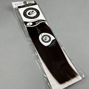 10” Straight #4 Dark Brown European Remi 100% Human Hair Track Weft Extensions